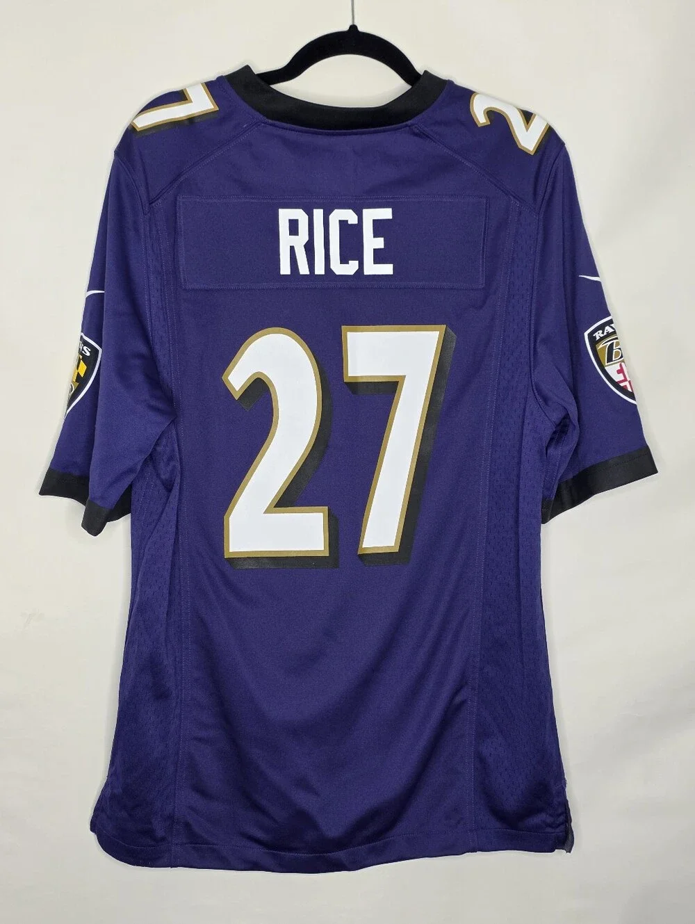 Nike‎ On Field Baltimore Ravens Ray Rice Jersey Size S Adult NFL V-Neck Pullover